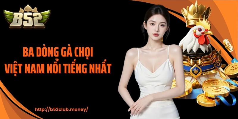 Ba dòng gà chọi Việt Nam nổi tiếng nhất